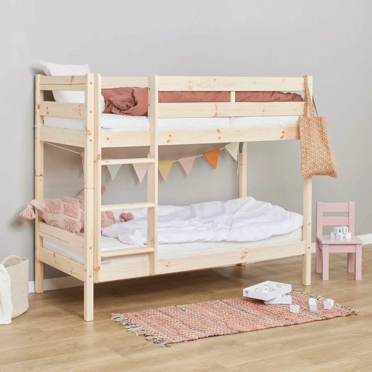 Hoppekids ECO Comfort, Kerrossänky 70x160 cm, Wood - Image 3