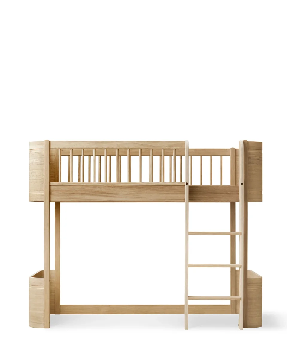 Oliver Furniture, Wood Mini+ Parvisänky 70x160 cm, Oak - Image 4