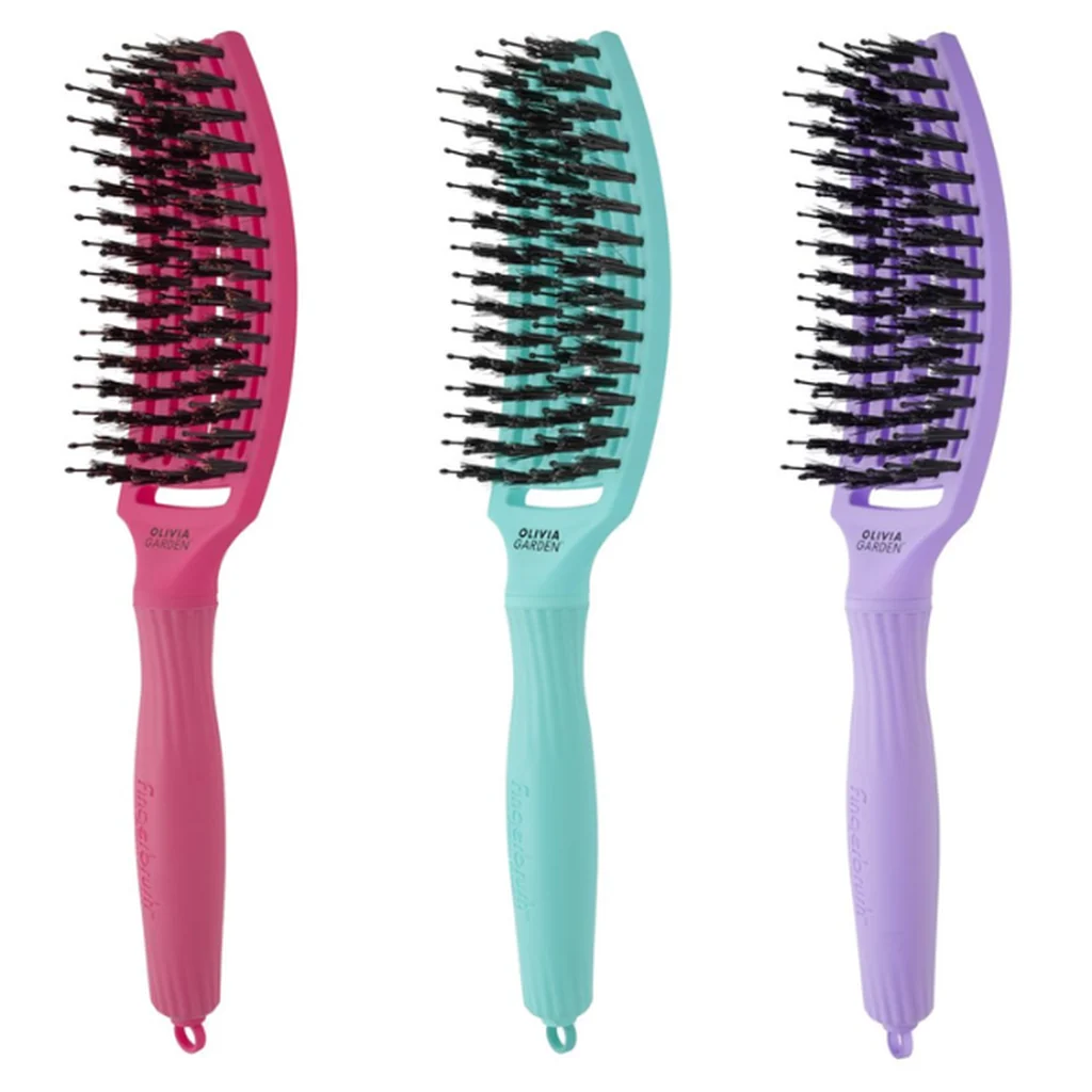 Olivia Garden Fingerbrush Mint, M