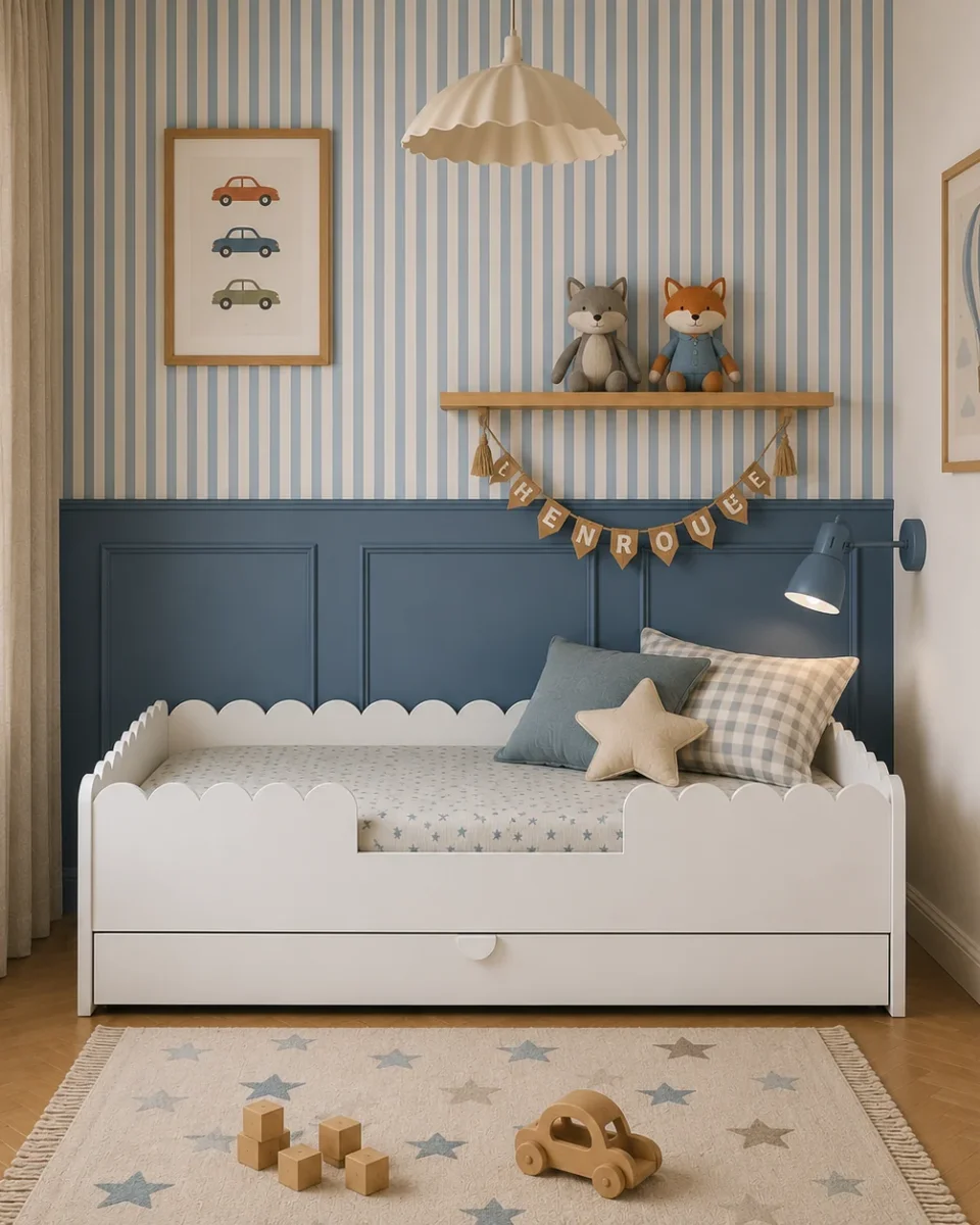 Bellamy, Juniorisänky 80x160, Book Nook, Snow White