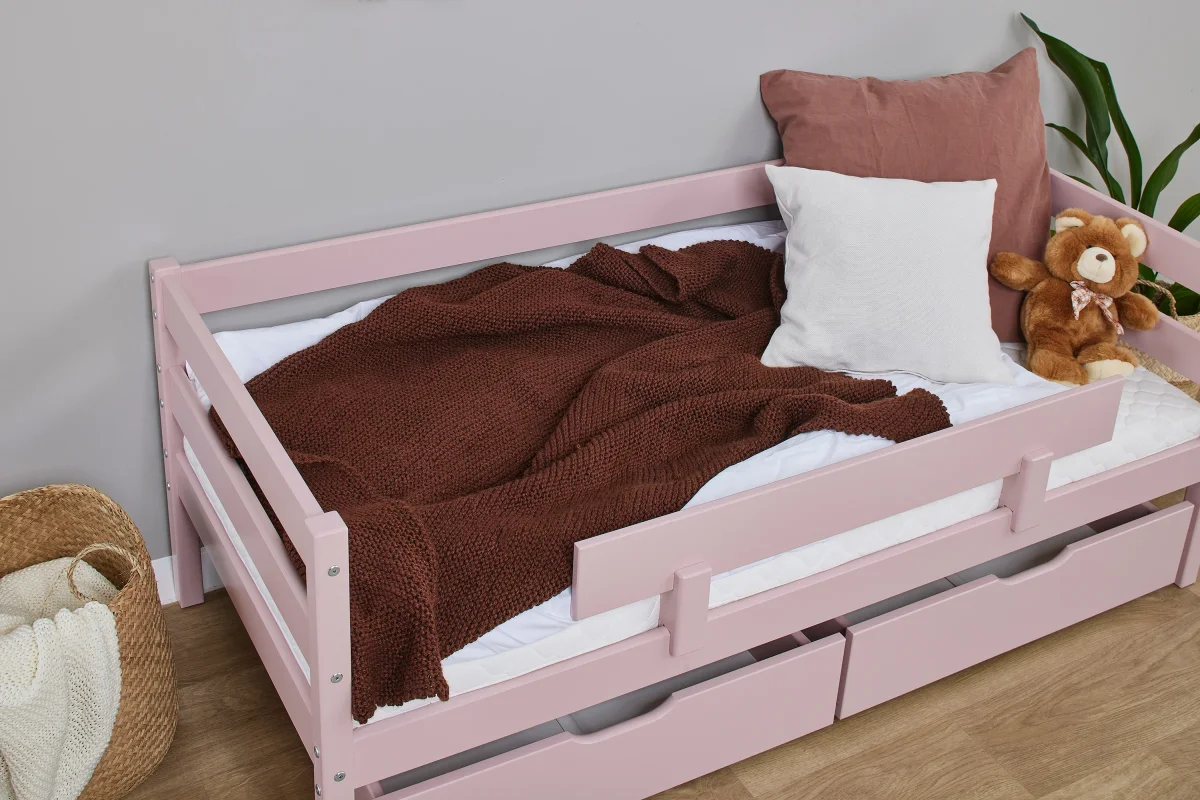 Hoppekids, ECO Comfort, Juniorisänky 70x160 cm, Pale Rose - Image 9