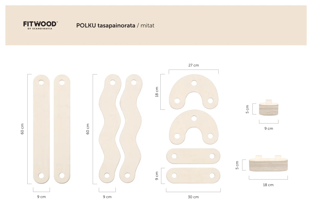 FITWOOD, Tasapainorata POLKU M - Image 3