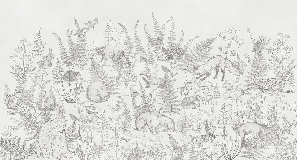 Valokuvatapetti, Forest Sketches - Image 3