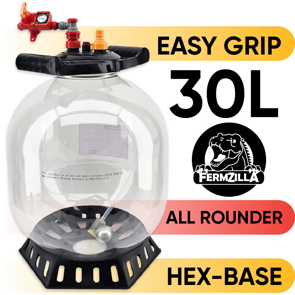 FermZilla 30L All Rounder Easy-Grip paineistussarjalla