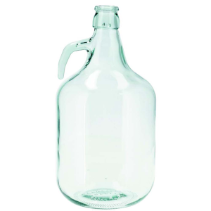 Demijohn 5L lasinen käymispullo, kahvalla
