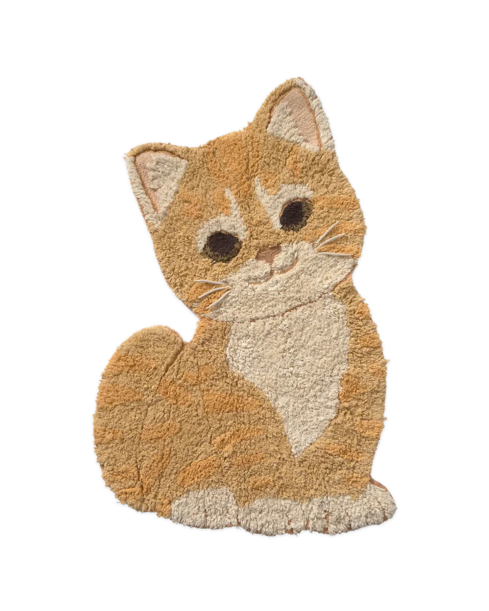 Petals&Pals, Pestävä Matto, Ginger Cat - Image 2
