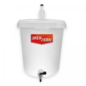 Käymisastia hanalla, kannella ja vesilukolla, 30 L, Brewferm