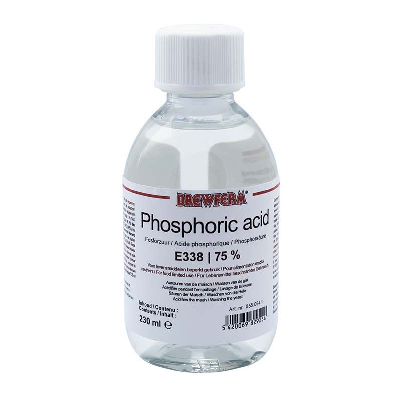 Brewferm fosforihappoliuos 75% – 230ml BBE 6.10.2024