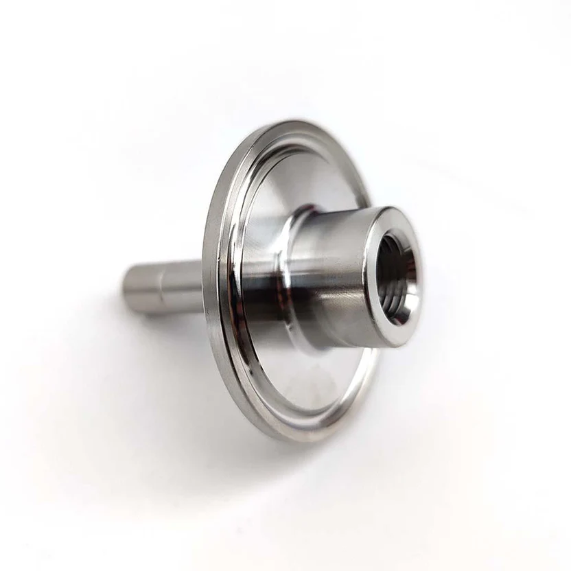 Vierteen ilmauskiven adapteri 2″ Clamp x 1/4 kierre x 9,5mm Duotight varsi - Image 3