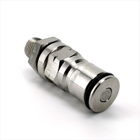 Kaasu Ball Lock liitin läpiviennillä 1/4″ BSP