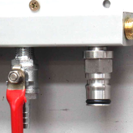 Kaasu Ball Lock liitin läpiviennillä 1/4″ BSP - Image 4