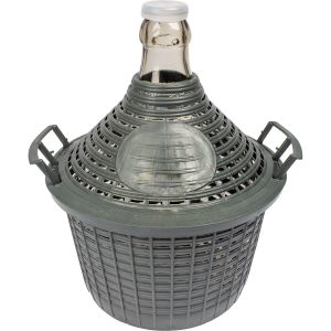 Demijohn muovikorissa, 34 L