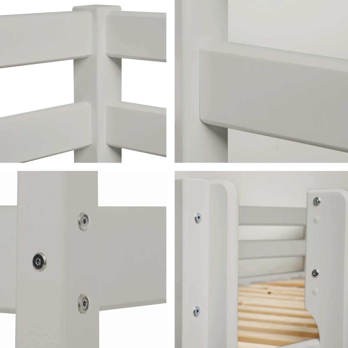 Hoppekids ECO Comfort, Kerrossänky 70x160 cm, Dove Grey - Image 6