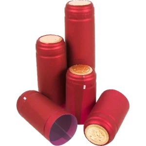 Viinipullon kapsyyli Ø31mm, 25 kpl. Punainen