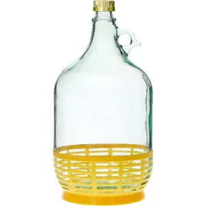 Lady demijohn korilla ja korkilla, 5L