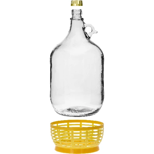 Lady demijohn korilla ja korkilla, 5L - Image 4
