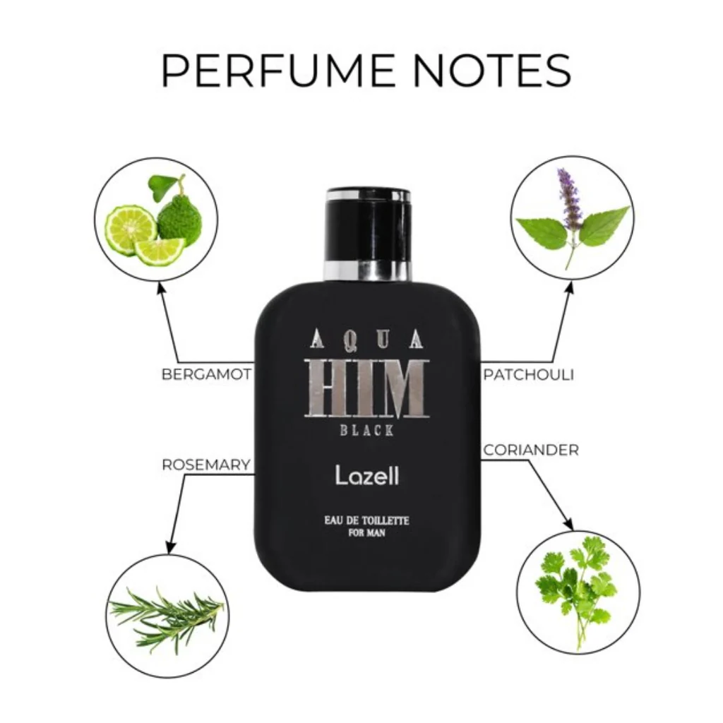 Lazell Aqua HIM Black – Eau de Parfum 100 ml - Image 3