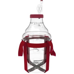 Särkymätön PET Demijohn kantohihnalla, 20 litraa