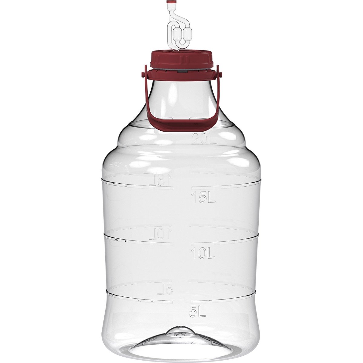 Särkymätön PET Demijohn kantokahvalla, 20 litraa - Image 2