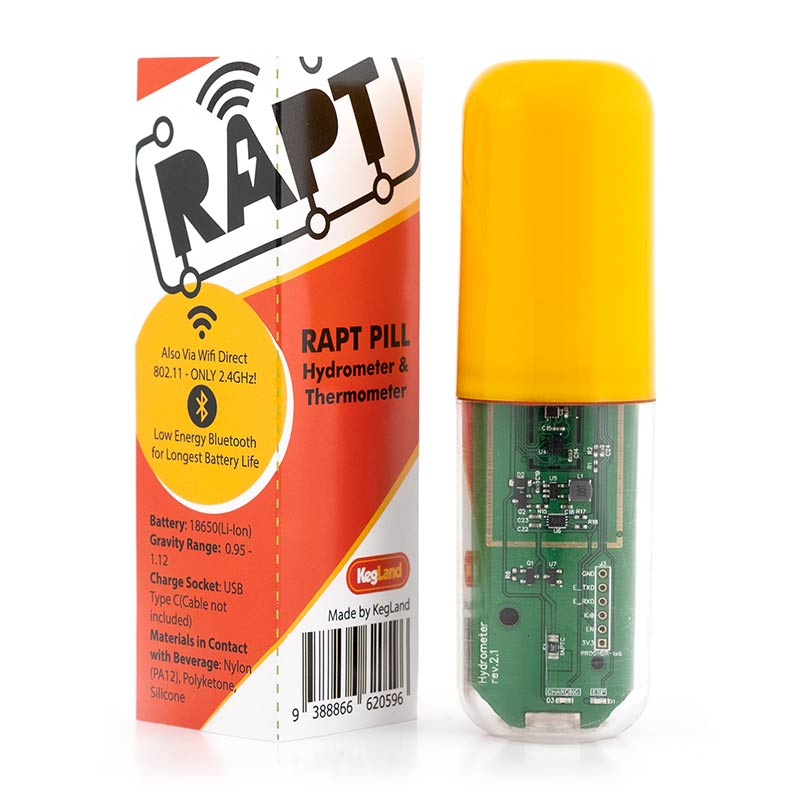 RAPT Pill Hydrometri & lämpömittari (Bluetooth & Wifi) - Image 2