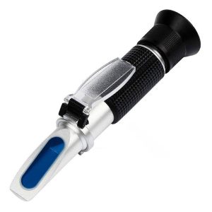 Refraktometri BRIX LED valolla, 0 – 32% – SG + ATC 1.000-1.130