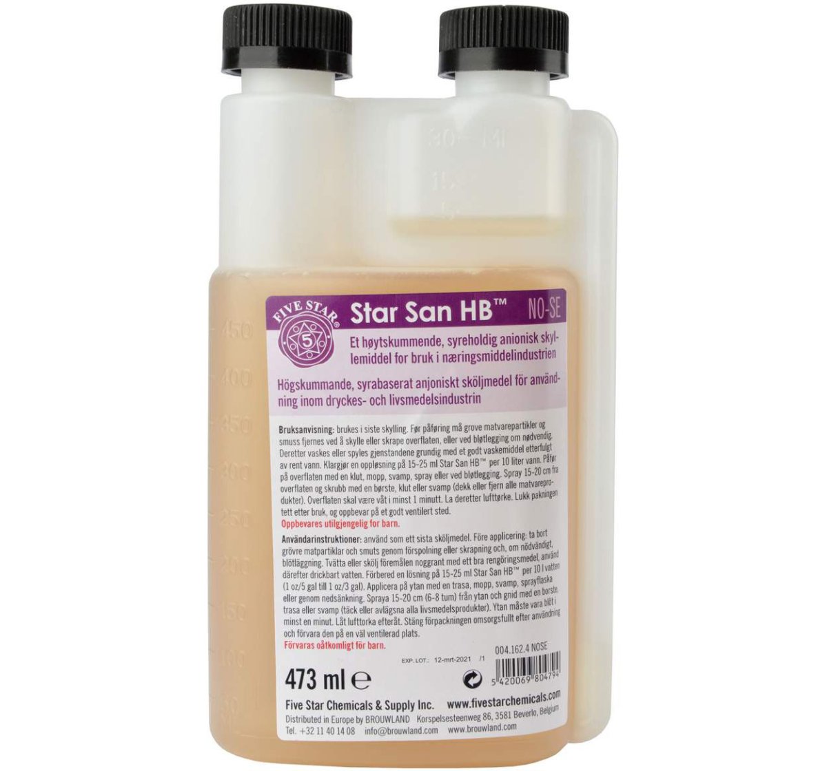 Star San HB Five Star desinfiointiaine 473ml