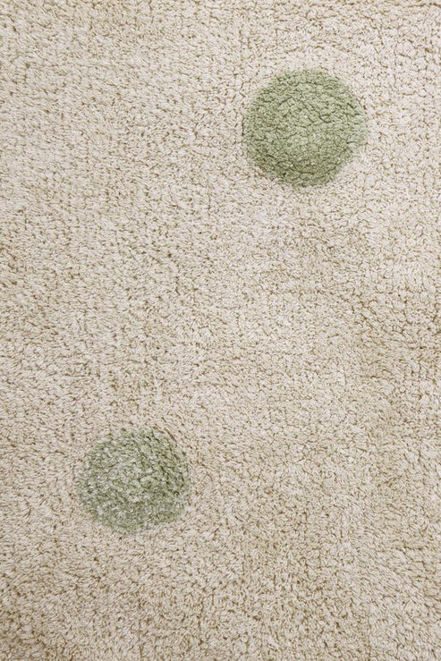 Hippy Dots, Pestävä Matto, Natural Olive - Image 4